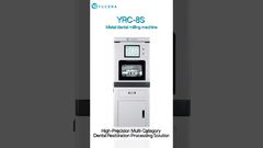 Новый старт YRC-8S зубной фрезер.60,000 об/мин Быстрое и точное фрезирование для эффективных рабочих процессов