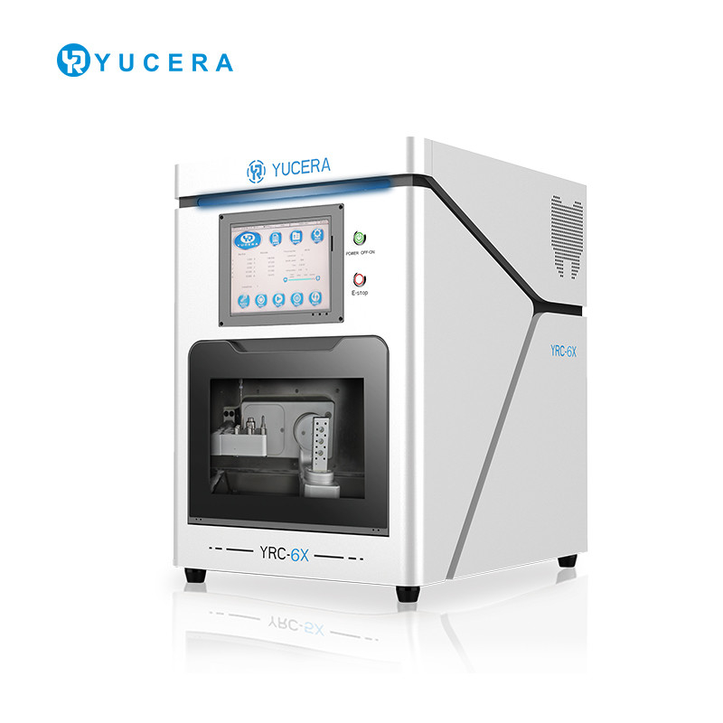 Yucera YRC-6X 5-осевой стоматологический фрезерный станок с 10 держателями инструментов и годовой гарантией на круглосуточную поддержку