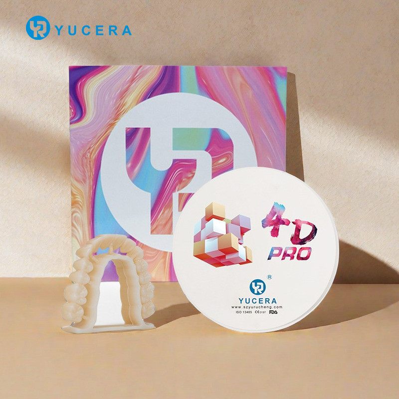 16 теней и отбелить разнослоистый диск блока 4D Zirconia Pro для Anterior/зада