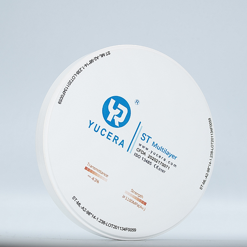 Yucera ST Multilayer  Zirconium Dental Disk