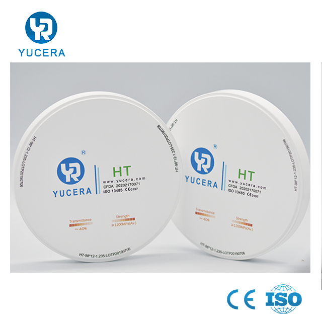 98*10-25mm Multilayer Dental Zirconia Disc for Cad Cam Dental Milling Machine