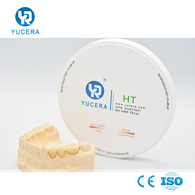 98*10-25mm Multilayer Dental Zirconia Disc for Cad Cam Dental Milling Machine