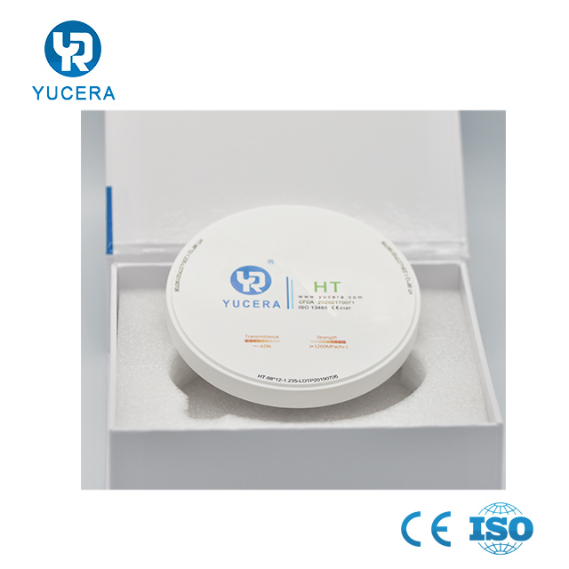 98*10-25mm Multilayer Dental Zirconia Disc for Cad Cam Dental Milling Machine