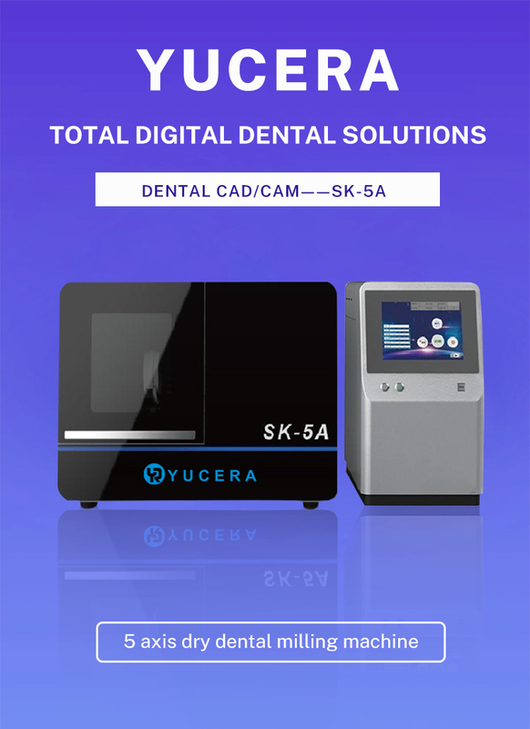 Yucera Dental Milling Machine Split Host and Main Machine  Yucera Sk-5A 5 Axis Dental Milling Machine