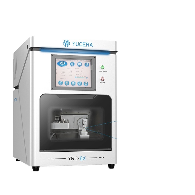 YUCERA YRC-6X 5-Axis Dental Milling Machine  Precision CAD/CAM System for Titanium, Zirconia & Glass Ceramics