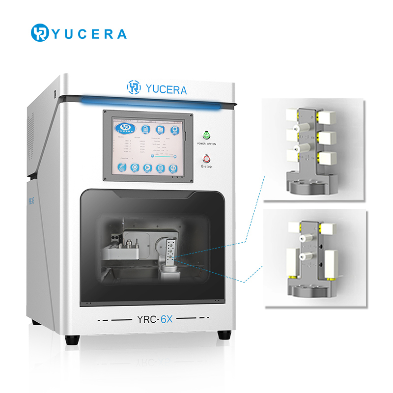 YUCERA YRC-6X 5-Axis Dental Milling Machine  Precision CAD/CAM System for Titanium, Zirconia & Glass Ceramics