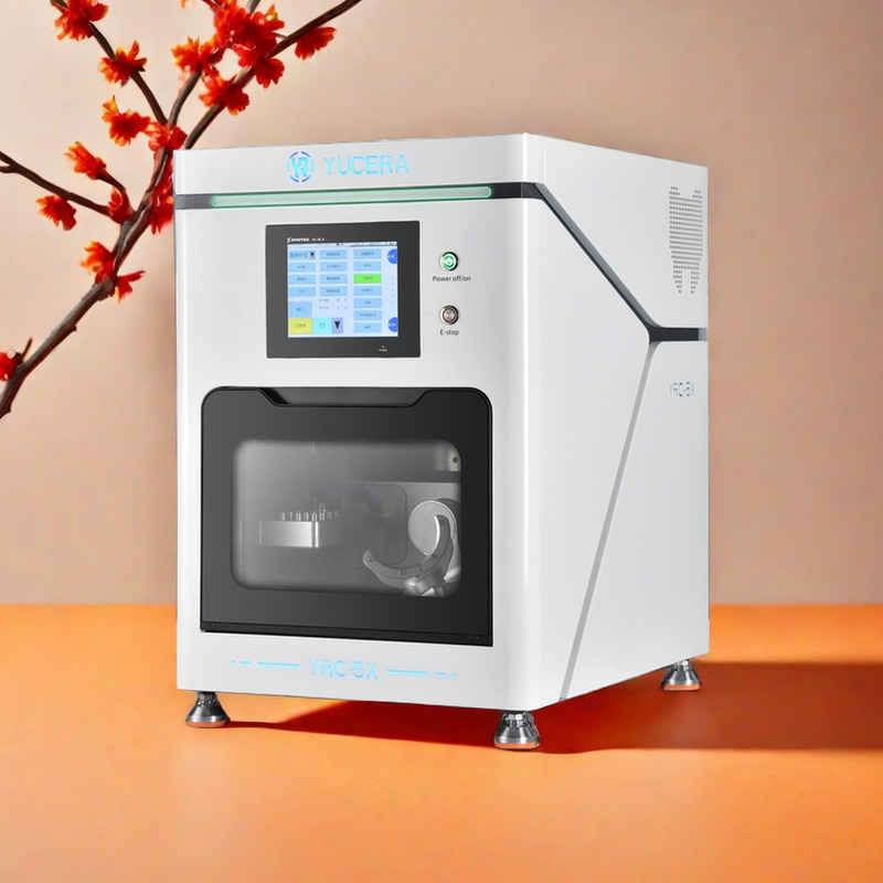 Yucera Newly Released 5 Axis Dry Lab Equipment Universal CAM Zirconia Dental Milling Machine Metal Construction