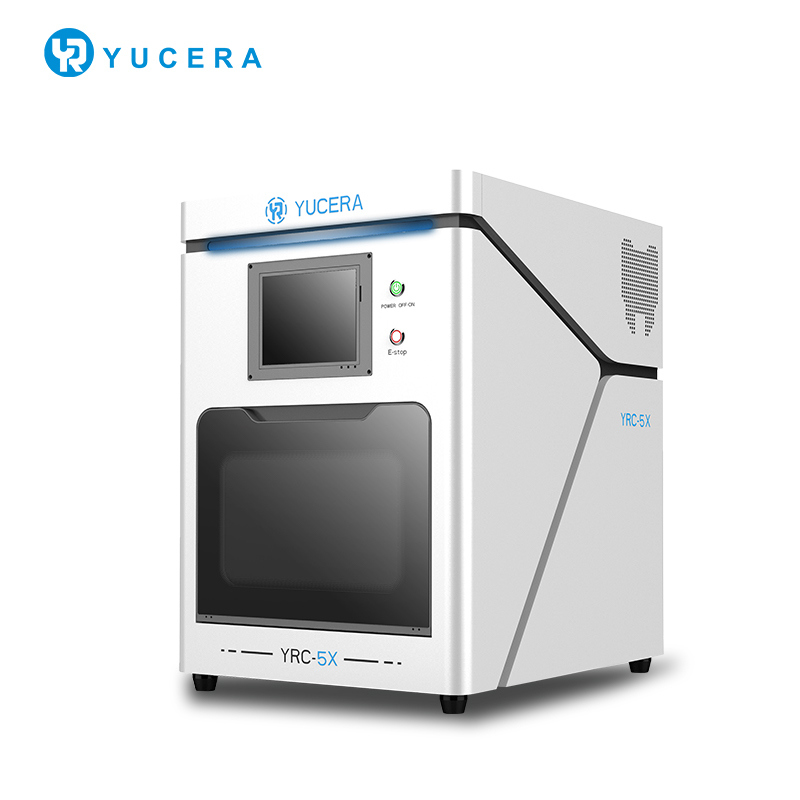 Yucera 5 Axis Dental CNC Milling Machine CAD CAM Bench Top Lab Tools for Zirconia Metal China OEM Power Source Machinery