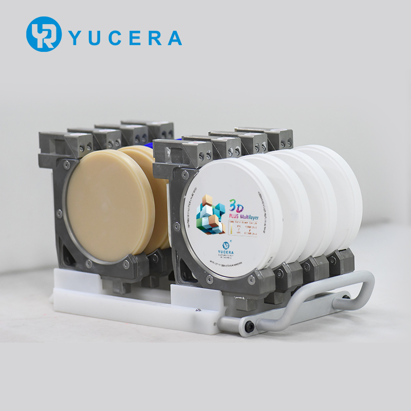 YRC-8X Fresadora Dental De 5 Ejes  8 Silos Para Cambio De Disco Automatico  Cad Cam