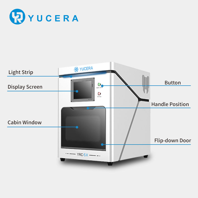 Excellent Esthetics Durability Yucera Hot Selling 5 Axis Dental Cam Cad Milling Machine Dental Equipments With Super Stability