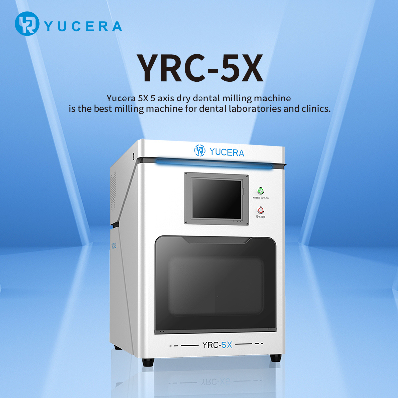 Excellent Esthetics Durability Yucera Hot Selling 5 Axis Dental Cam Cad Milling Machine Dental Equipments With Super Stability