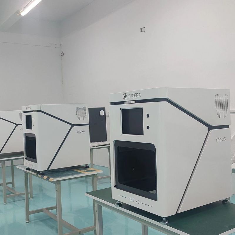 Стоматологическое CAD CAM оборудование Yucera 5-осевой фрезерный станок для зуботехнической лаборатории YRC-5X