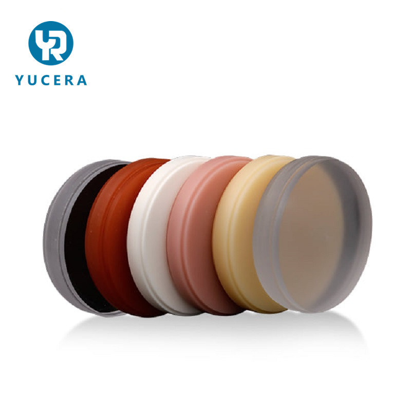 Стоматологические расходные материалы Cad Cam Milling PMMA Puck для зуботехнической лаборатории Стоматологическая смола Акриловый диск Стоматологический PMMA блок Временный зубной протез