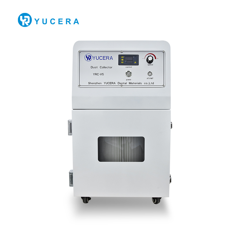 YUCERA YRC-V5 Вакуумный пылесос Стоматологический портативный вакуум для стоматологического станка для фрезерования для зуботехнической лаборатории
