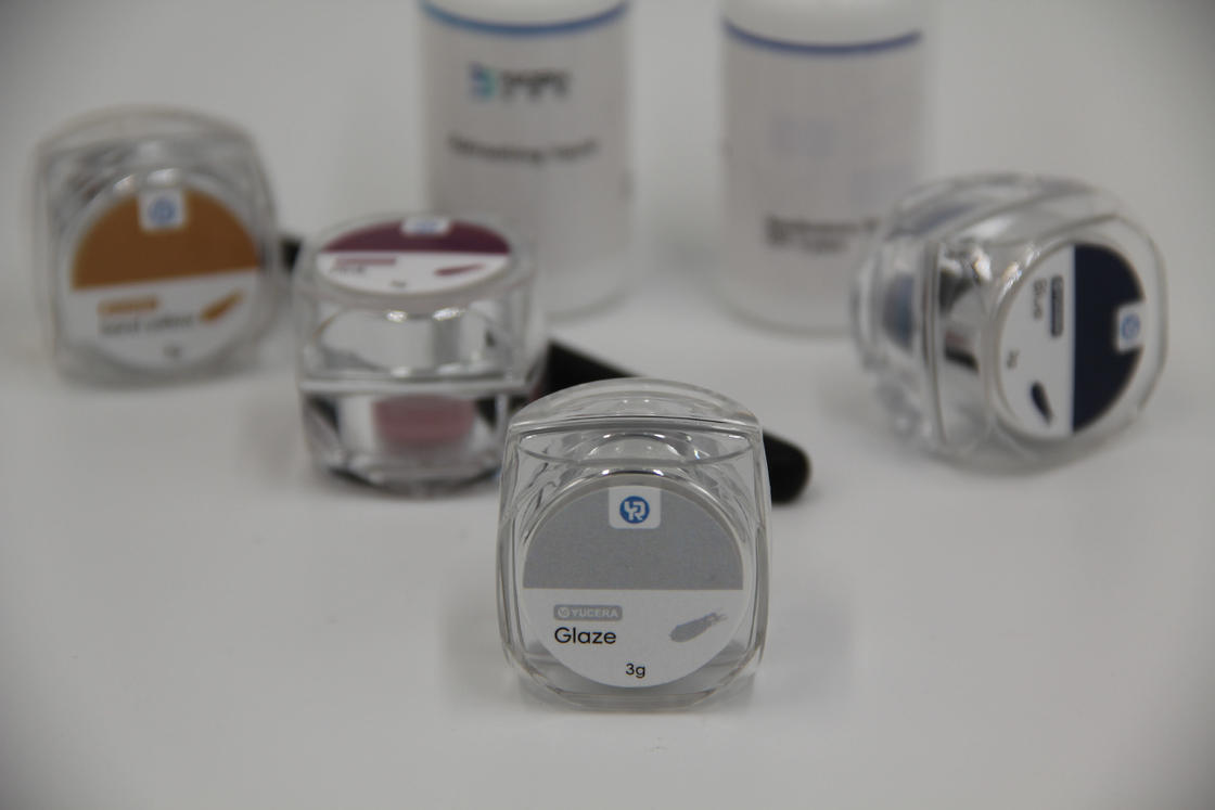 Набор для окрашивания и глазурования керамики из 18 цветов для циркониевых коронок Yucera Dental Lab Essentials