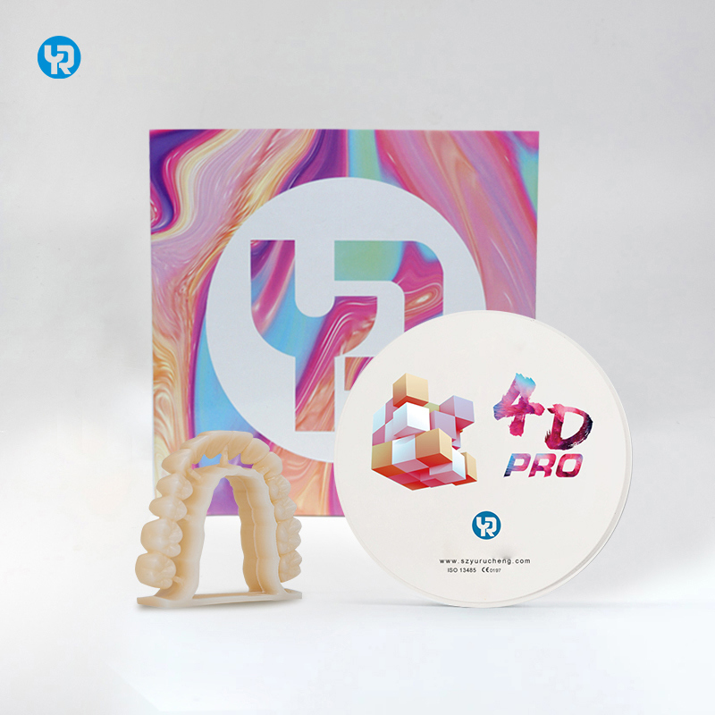 YR 98мм Циркониевые блоки Shade 4D Pro Искусственные зубы для стоматологического фрезерования и спекания