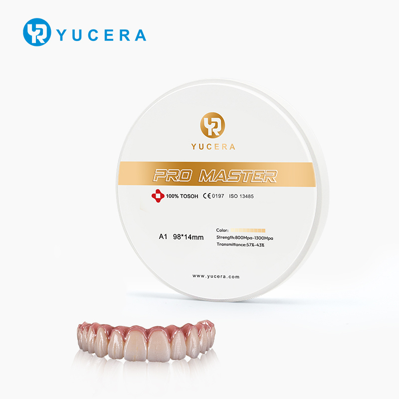 Блоки из многослойного циркония Yucera Pro Master - Оптимизированы для превосходной работы в зуботехнической лаборатории