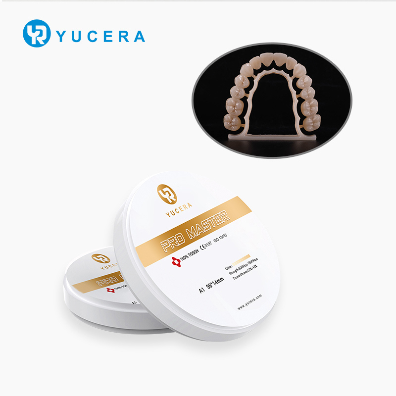 Yucera Pro Master Premium Zirconia Dental Blocks Multilayer High Translucency
