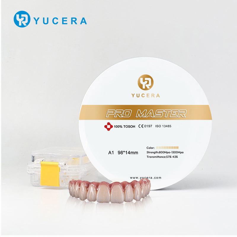 Yucera Pro Master Premium Zirconia Dental Blocks Multilayer High Translucency