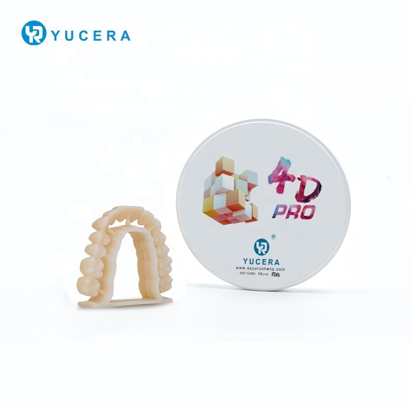 Yucera Dental 98mm Multilayer Zirconia Block  4D Pro Multilayer Zirconia Disc Open System