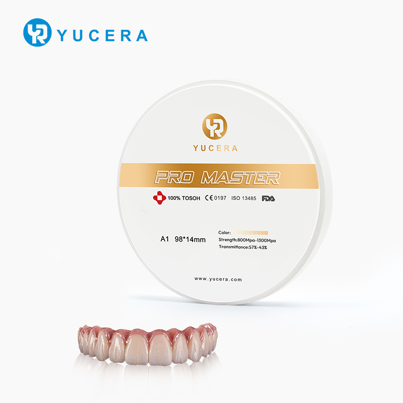Блок циркония Yucera Pro Master Super Durable Dental, совместимый с CAD CAM системой, для точной реставрации