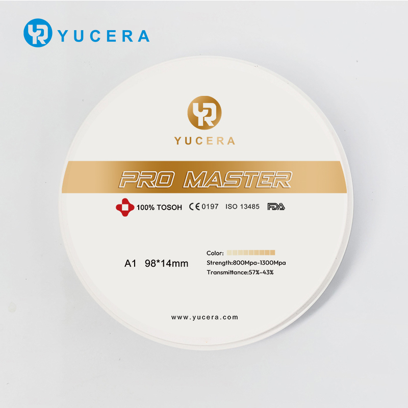Блок циркония Yucera Pro Master Super Durable Dental, совместимый с CAD CAM системой, для точной реставрации